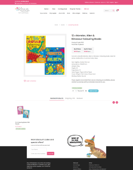 Image of a store selling art on freewebstore