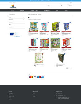Image of a store selling art on freewebstore
